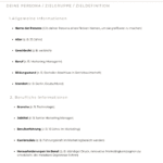 Chat GPT Prompt zur Zielgruppenanalyse