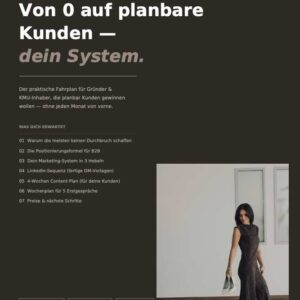 Von 0 auf planbare Kunden -> dein System